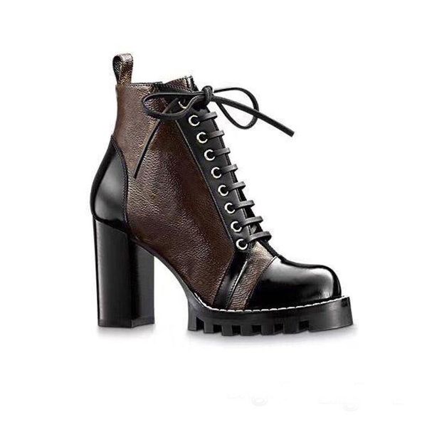high heeled boots autumn winter coarse heel women shoes desert boot real leather zipper letter lace up fashion lady thick heeled heels large, Black
high heeled boots autumn winter coarse heel women shoes desert boot real leather zipper letter lace up fashion lady thick heeled heels large, Black
