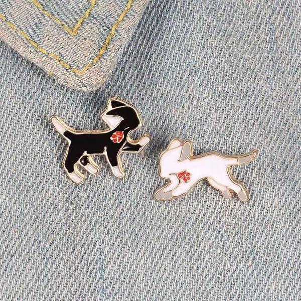 black and white matching cat brooch cute men and women personality collar pin pin badge schoolbag lovers accessories fashion, Blue
black and white matching cat brooch cute men and women personality collar pin pin badge schoolbag lovers accessories fashion, Blue