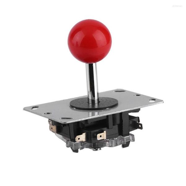 Image of Game Controllers 8 Way Adjustable Joystick Arcade DIY Fighting Stick Parts For Video Very Rugged Construction Red