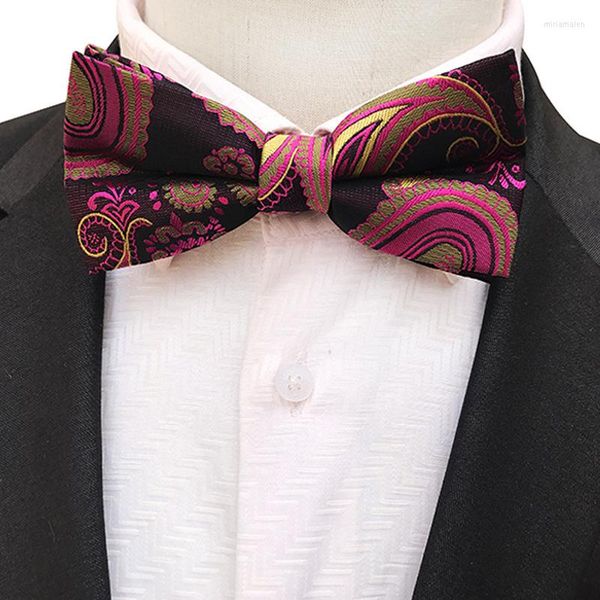 bow ties unique men's bowtie paisley geometric color matching ascot tie business bowknot corbatas for groom party clothing accessorie, Black;gray
bow ties unique men's bowtie paisley geometric color matching ascot tie business bowknot corbatas for groom party clothing accessorie, Black;gray