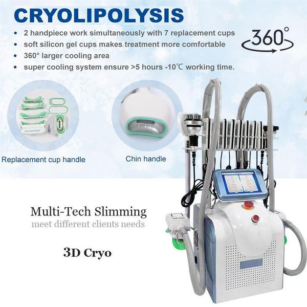 factory 7 in 1 360° cryolipolysis fat e slimming machine 3 cryo handles 40k cavitation body rf face rf lipo laser weight loss cool sculpting
factory 7 in 1 360° cryolipolysis fat e slimming machine 3 cryo handles 40k cavitation body rf face rf lipo laser weight loss cool sculpting