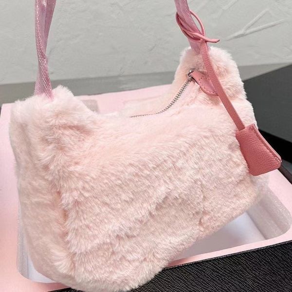 luxury bag three-piece set containing hat bib bag black white pink fur soft extra cute designer underarm bag
luxury bag three-piece set containing hat bib bag black white pink fur soft extra cute designer underarm bag