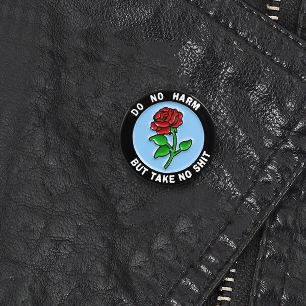 fashion creative circular do no harm bright flowers beautiful blossoming oil drop badge trend versatile brooch pin, Blue
fashion creative circular do no harm bright flowers beautiful blossoming oil drop badge trend versatile brooch pin, Blue