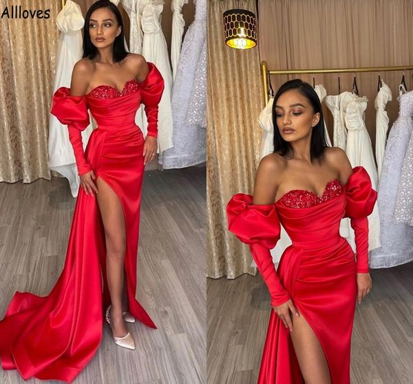 arabic aso ebi red mermaid evening dresses off the shoulder sequines beaded glittering prom party gowns side slit peplum satin formal occasi, Black;red
arabic aso ebi red mermaid evening dresses off the shoulder sequines beaded glittering prom party gowns side slit peplum satin formal occasi, Black;red