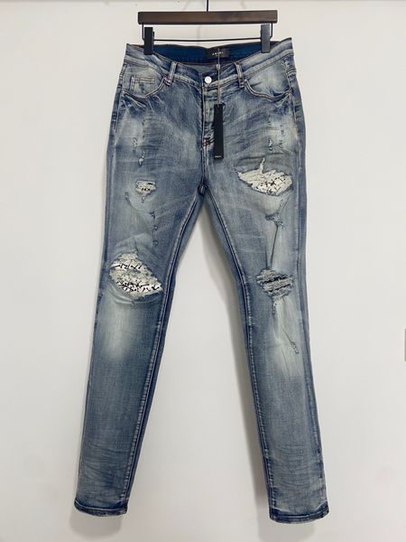 2023 new fashions mens distressed ripped skinny hole designer jeans ~ us size 28-36 jeans ~ slim motorcycle moto biker causal denim pants hi, Blue
2023 new fashions mens distressed ripped skinny hole designer jeans ~ us size 28-36 jeans ~ slim motorcycle moto biker causal denim pants hi, Blue