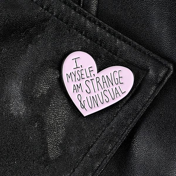 fashion pink love letter brooch for your changing and progressive trend versatile badge jewelry i myself am strange and unusual pin, Blue
fashion pink love letter brooch for your changing and progressive trend versatile badge jewelry i myself am strange and unusual pin, Blue