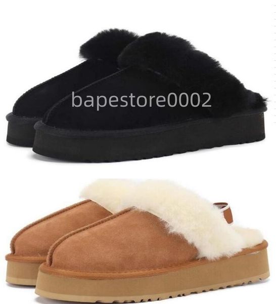fluff yeah slide australia sheepskin suede funkette slippers sherpa disquette women's platform shearling fur lined slide sandal slip on, Black
fluff yeah slide australia sheepskin suede funkette slippers sherpa disquette women's platform shearling fur lined slide sandal slip on, Black