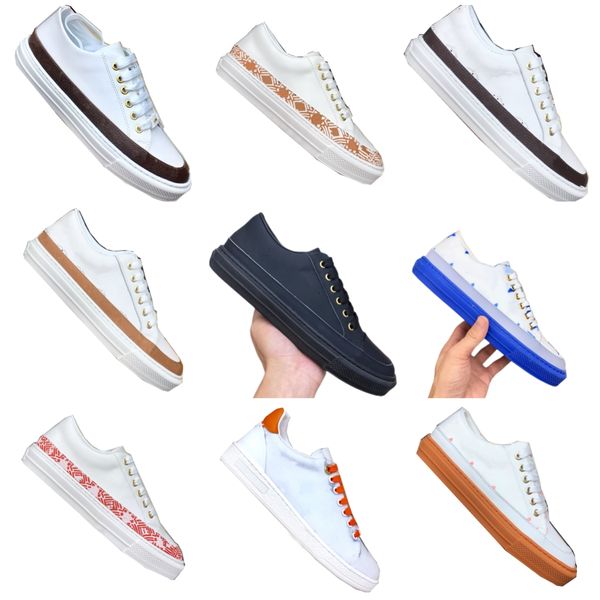 luxury designer women low cut shoes flat-bottom leather white shoe stitching brown lace up sneaker leathers lining rubber sole with box size, Black
luxury designer women low cut shoes flat-bottom leather white shoe stitching brown lace up sneaker leathers lining rubber sole with box size, Black