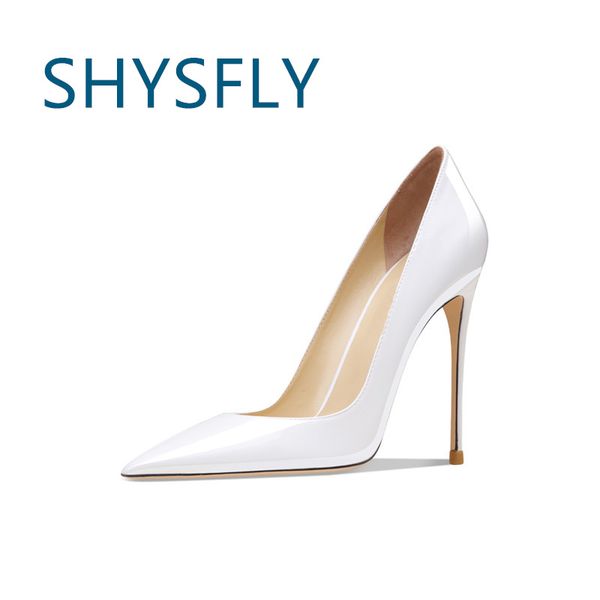 shysfly genuine leather fashion dress shoes pointed toes white wedding patent leather solid high heel fit all slip on classics pumps plus si, Black
shysfly genuine leather fashion dress shoes pointed toes white wedding patent leather solid high heel fit all slip on classics pumps plus si, Black