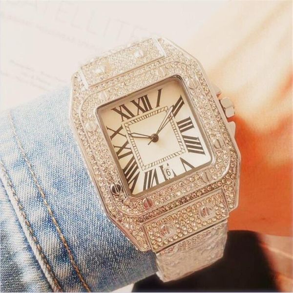 fashoin style men watch women quartz movement all diamond iced out watches dress wristwatches lady clock montr2691, Slivery;brown
fashoin style men watch women quartz movement all diamond iced out watches dress wristwatches lady clock montr2691, Slivery;brown