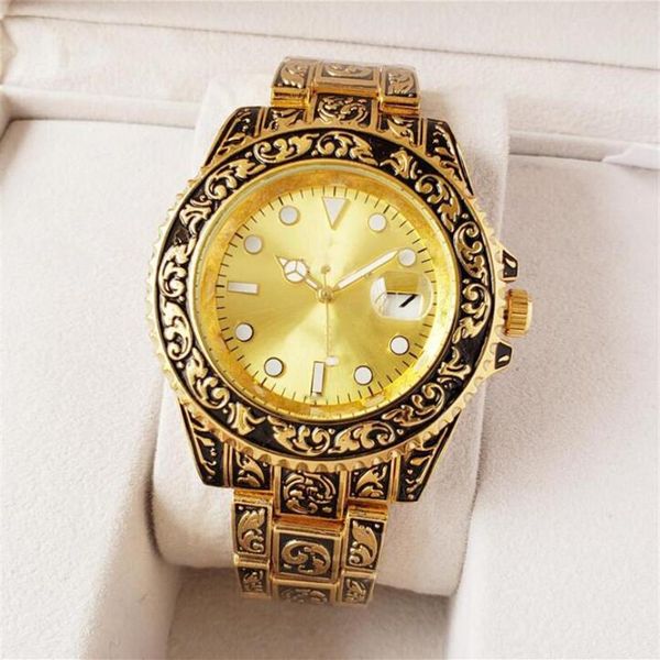 14 color watch mechanical automatic watch men's stainless steel original buckle presidential fashion men's carved watch280f, Slivery;brown
14 color watch mechanical automatic watch men's stainless steel original buckle presidential fashion men's carved watch280f, Slivery;brown