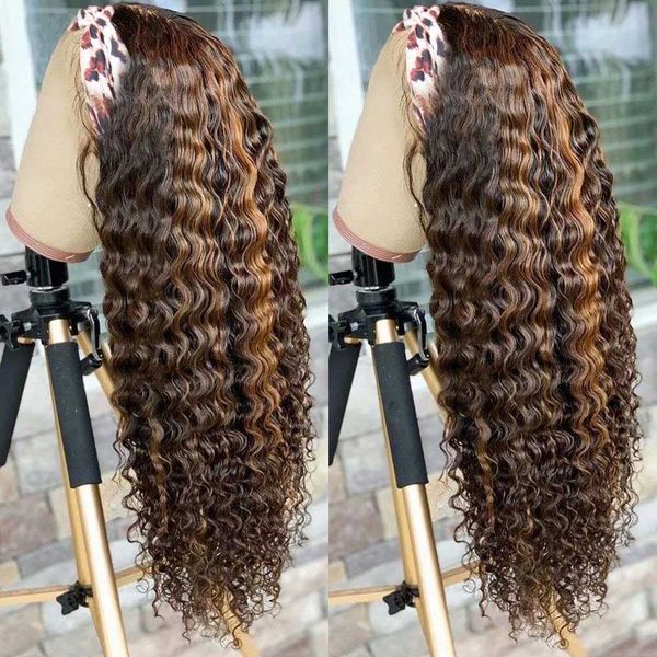 lace wigs peruvian highlight curly headband for women deep wave human hair machine made ombre blone remy fit all size head 230106, Black;brown
lace wigs peruvian highlight curly headband for women deep wave human hair machine made ombre blone remy fit all size head 230106, Black;brown
