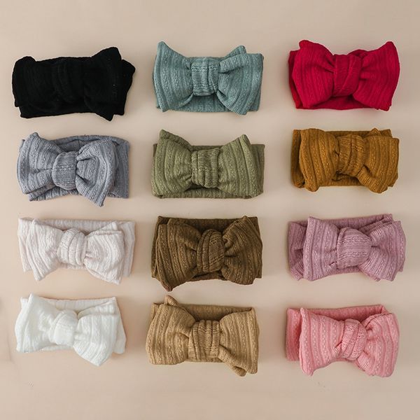 cable newborn baby ribbon headband girls elastic knit bow children turban soft nylon kids headwear hair accessories 1411, Slivery;white
cable newborn baby ribbon headband girls elastic knit bow children turban soft nylon kids headwear hair accessories 1411, Slivery;white
