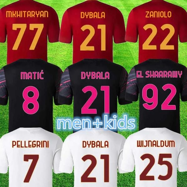 22 23 dybala soccer jersey pellegrini belotti celik abraham 2022 2023 romas home away 3rd jerseys zaniolo mancini kumbulla men kids kit foot, Black;yellow
22 23 dybala soccer jersey pellegrini belotti celik abraham 2022 2023 romas home away 3rd jerseys zaniolo mancini kumbulla men kids kit foot, Black;yellow