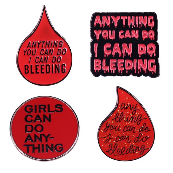 girls can do anything menstrual blood brooches feminism enamel pin feminist badge pridepositive girl power jewelry accessories, Blue
girls can do anything menstrual blood brooches feminism enamel pin feminist badge pridepositive girl power jewelry accessories, Blue
