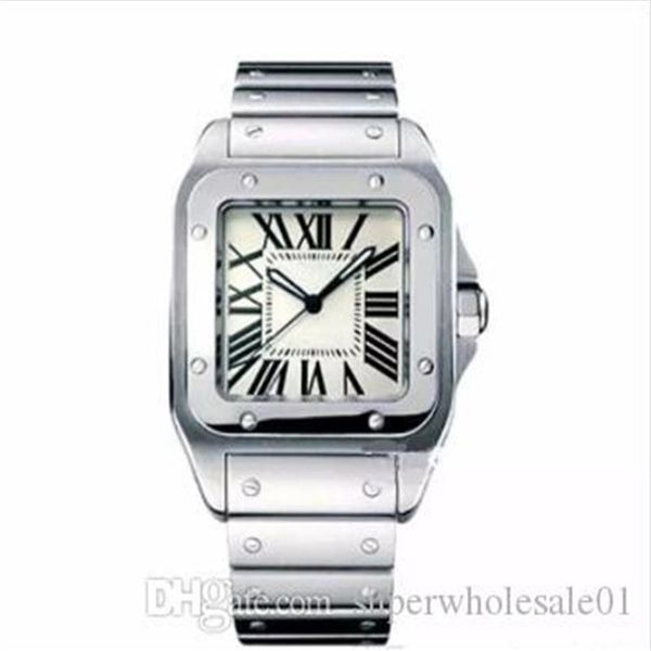 designer men's watch luxury brand men square watches geneva genuine stainless steel quartz watches fashion m2451, Slivery;brown
designer men's watch luxury brand men square watches geneva genuine stainless steel quartz watches fashion m2451, Slivery;brown