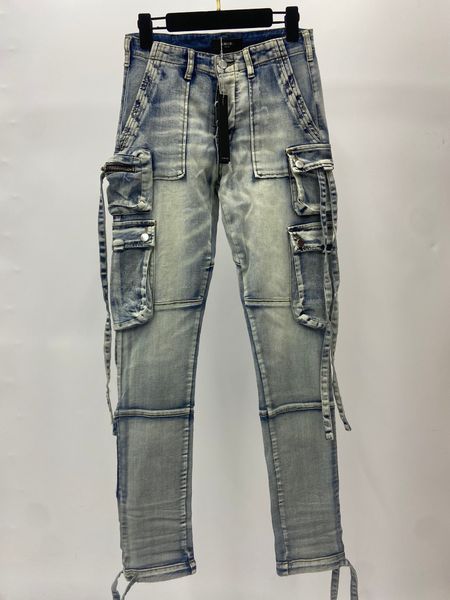 2023 great mens distressed ripped skinny pocket designer jeans ~ us size 28-36 jeans ~ slim motorcycle moto biker causal denim pants hip hop, Blue
2023 great mens distressed ripped skinny pocket designer jeans ~ us size 28-36 jeans ~ slim motorcycle moto biker causal denim pants hip hop, Blue