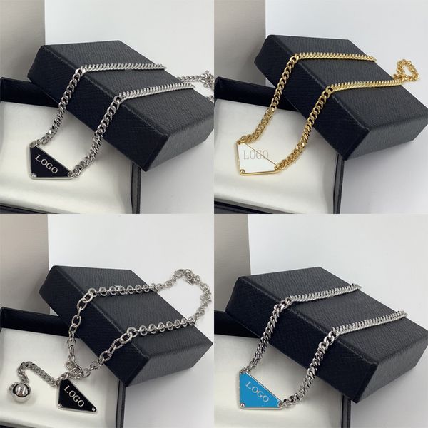 2023 new p triangle necklaces for women luxury party fashion chain necklace jewelry designer holiday gift, Silver
2023 new p triangle necklaces for women luxury party fashion chain necklace jewelry designer holiday gift, Silver