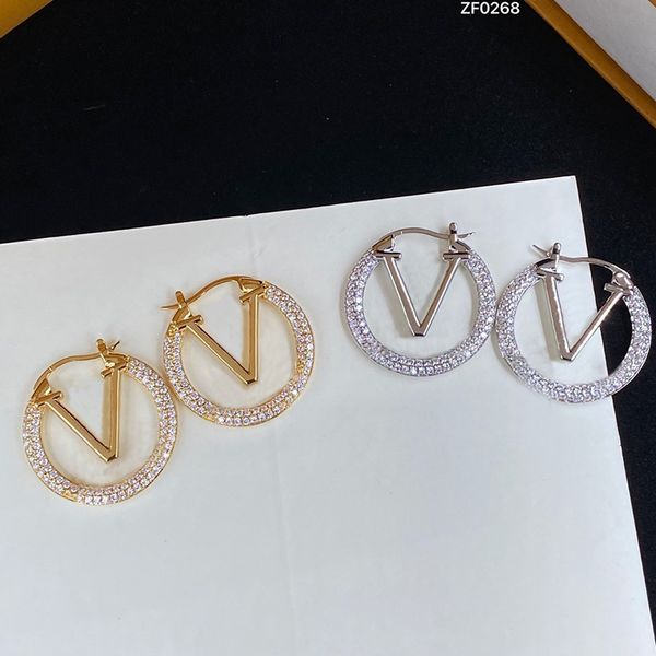 2023 trends zircon large hoop earrings for women luxury designer party fashion jewelry letter stud earring wholesale holiday gifts, Golden;silver
2023 trends zircon large hoop earrings for women luxury designer party fashion jewelry letter stud earring wholesale holiday gifts, Golden;silver