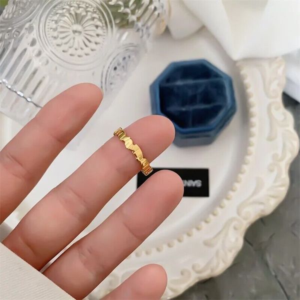 rings for women geometric floral pattern design brazil russia retro fashion personality titanium steel gold plated for women, Silver
rings for women geometric floral pattern design brazil russia retro fashion personality titanium steel gold plated for women, Silver