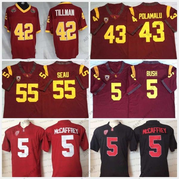 football jerseys ncaa stanford college football 5 christian mccaffrey 42 pat tillman red 1997 usc trojans 55 junior seau 43 troy polamalu vi, Black;red
football jerseys ncaa stanford college football 5 christian mccaffrey 42 pat tillman red 1997 usc trojans 55 junior seau 43 troy polamalu vi, Black;red