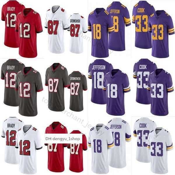 2023 minnesota''vikings''mens jersey 12 tom brady 87 rob gronkowski 18 justin jefferson chris godwin devin white 33 dalv, Black;red
2023 minnesota''vikings''mens jersey 12 tom brady 87 rob gronkowski 18 justin jefferson chris godwin devin white 33 dalv, Black;red