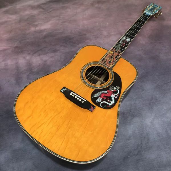 41 "all solid wood black finger face yellow d barrel acoustic acoustic guitar
41 "all solid wood black finger face yellow d barrel acoustic acoustic guitar