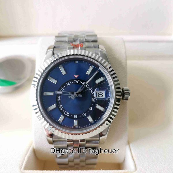 better version mens watch jubilee bands 42mm sky-dweller 326934 gmt month workin 904l steel blue dial cal.9001 movement mechanical automatic, Slivery;brown
better version mens watch jubilee bands 42mm sky-dweller 326934 gmt month workin 904l steel blue dial cal.9001 movement mechanical automatic, Slivery;brown