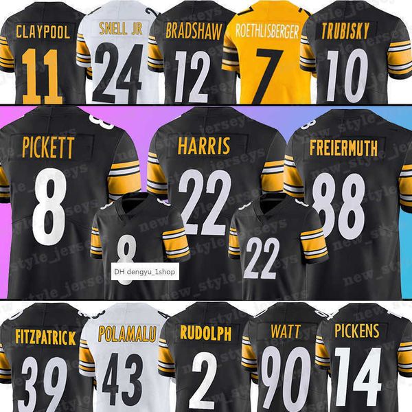custom football jersey men women kids pittsburgh''steelers''nfl''limited 8 kenny pickett 22 najee harris 90 t., Black;red
custom football jersey men women kids pittsburgh''steelers''nfl''limited 8 kenny pickett 22 najee harris 90 t., Black;red