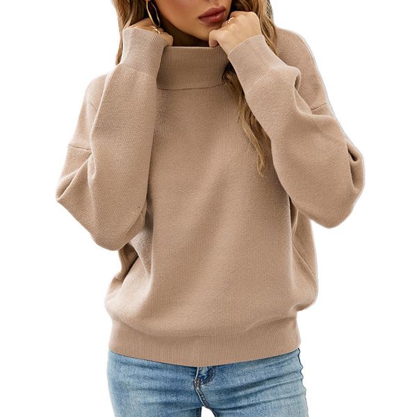 half neck poly-cotton knitting women's sweaters loose warm fashion solid knitted pullover lady casual blouse with batwing long sleeves, White;black
half neck poly-cotton knitting women's sweaters loose warm fashion solid knitted pullover lady casual blouse with batwing long sleeves, White;black