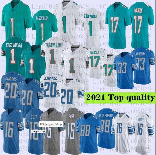 2023 men football 1 tua tagovailoa 17 jaylen waddle 16 jared goff 20 barry sanders kerryon johnson ''nfl''jersey, Black;red
2023 men football 1 tua tagovailoa 17 jaylen waddle 16 jared goff 20 barry sanders kerryon johnson ''nfl''jersey, Black;red