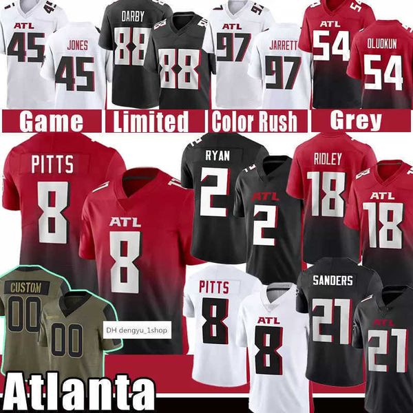 2023 8 kyle pitts 2 matt ryan 18 ridley football jersey michael vick tony gonzalez deion sanders deion jones dirty birds grady jarrett terre, Black;red
2023 8 kyle pitts 2 matt ryan 18 ridley football jersey michael vick tony gonzalez deion sanders deion jones dirty birds grady jarrett terre, Black;red