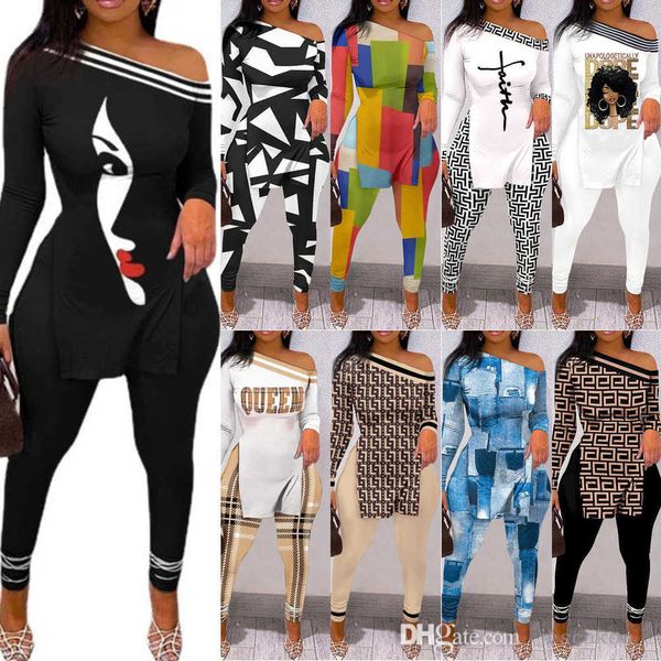 2023 new 3xl women two piece pants matching sets pattern printed split long sleeve t shirt and leggings suit plus size, White
2023 new 3xl women two piece pants matching sets pattern printed split long sleeve t shirt and leggings suit plus size, White