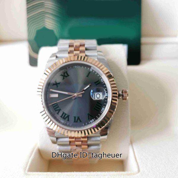ew factory mens watch super quality 41mm datejust 126334 wimbledon jubilee bands watches 18k rose gold cal.3235 movement mechanical automati, Slivery;brown
ew factory mens watch super quality 41mm datejust 126334 wimbledon jubilee bands watches 18k rose gold cal.3235 movement mechanical automati, Slivery;brown