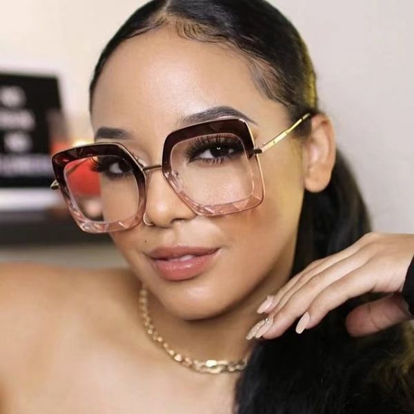 individualized large frame glasses anti-blue light glasses multicolor frame fashionable ins-style decorative flat light glasses df 95255, White;black
individualized large frame glasses anti-blue light glasses multicolor frame fashionable ins-style decorative flat light glasses df 95255, White;black