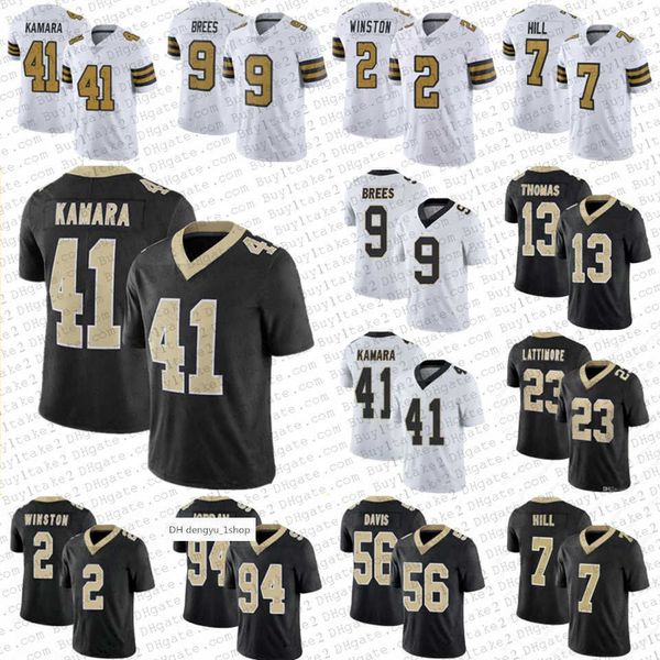2023 2 jameis winston 41 alvin kamara 9 drew brees orleans''saints''football jerseys 56 demario''nfl', Black
2023 2 jameis winston 41 alvin kamara 9 drew brees orleans''saints''football jerseys 56 demario''nfl', Black