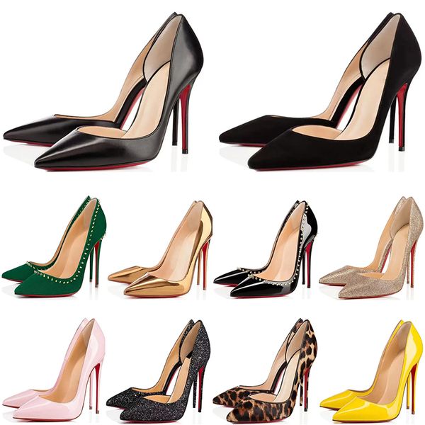 high heels women shoes designer shoe dress shoes round pointed toes pumps bottom wedding party, Black
high heels women shoes designer shoe dress shoes round pointed toes pumps bottom wedding party, Black