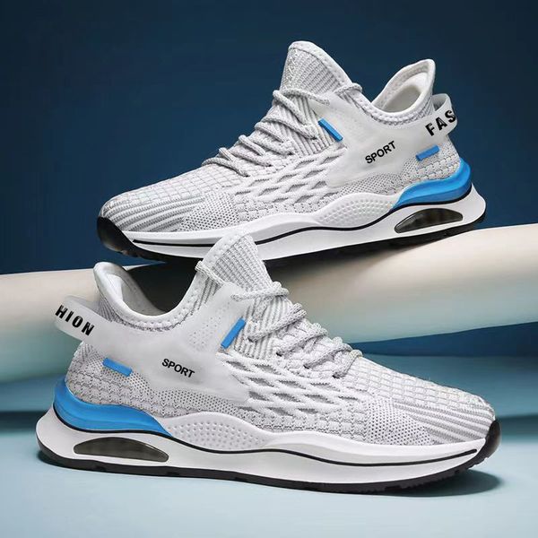2023 running shoes grey blue breathable fashion mesh outdoor comfortable flat sport man sneakers mens trainers runner
2023 running shoes grey blue breathable fashion mesh outdoor comfortable flat sport man sneakers mens trainers runner
