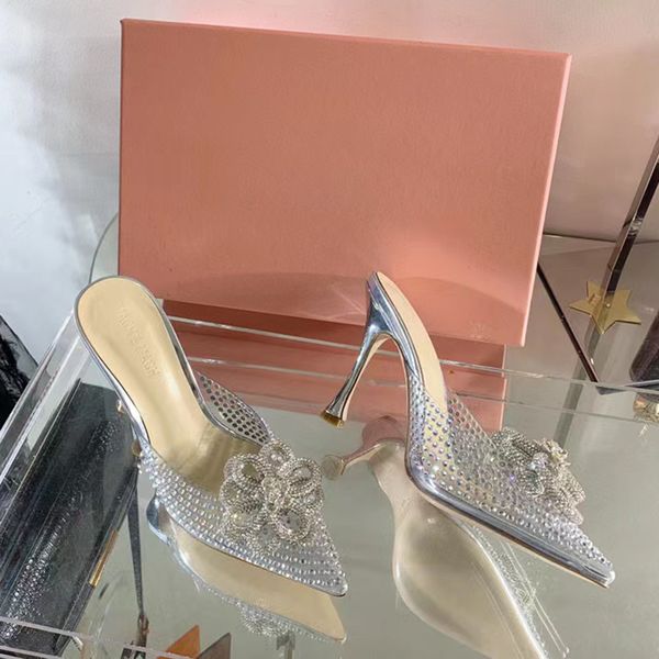 mach rhinestone 105mm stiletto slippers crystals embellished flower mules evening shoes stiletto heels women heeled luxury designers sandals, Black
mach rhinestone 105mm stiletto slippers crystals embellished flower mules evening shoes stiletto heels women heeled luxury designers sandals, Black