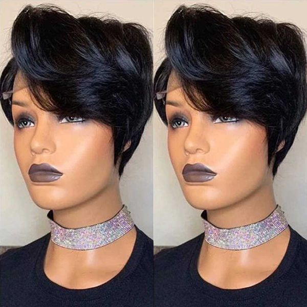 lace wigs short bob natural color straight human with bangs brazilian virgin hair pixie cut for black women 230106, Black;brown
lace wigs short bob natural color straight human with bangs brazilian virgin hair pixie cut for black women 230106, Black;brown