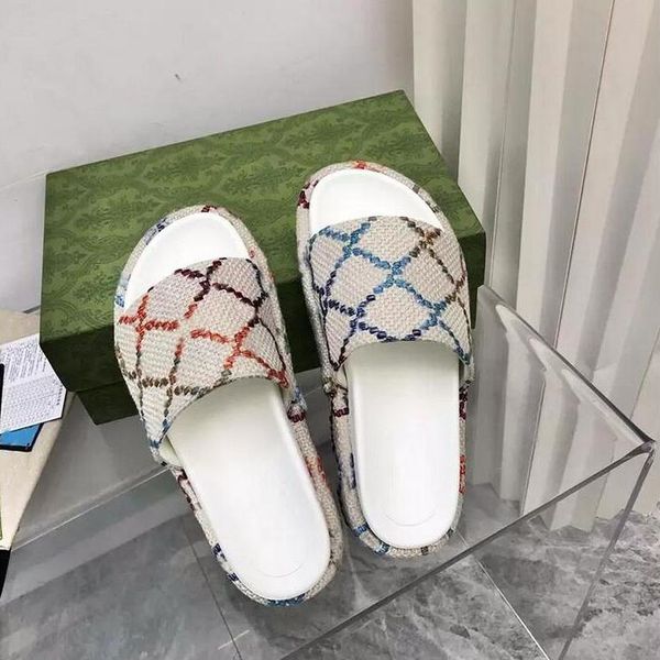 designer platform summer outdoor beach sandals ladies slippers embroidered shoes cotton platform fashion slippers letters flat slippers desi, Black
designer platform summer outdoor beach sandals ladies slippers embroidered shoes cotton platform fashion slippers letters flat slippers desi, Black