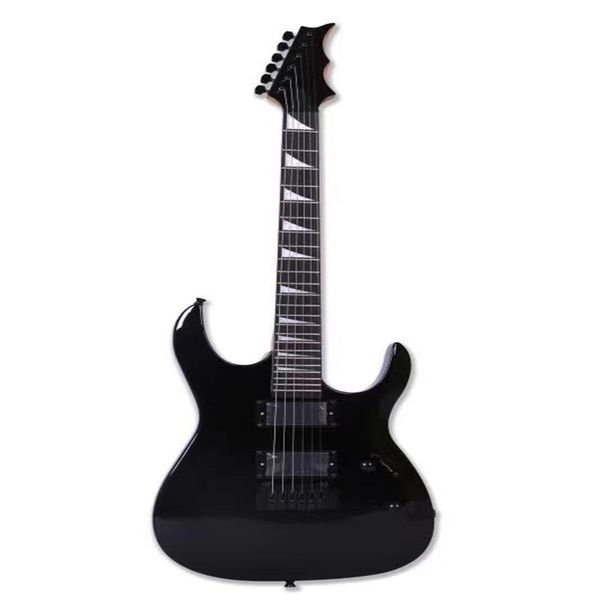 chinese-style 6-string electric guitar, black shiny black metal hardware neck back matte
chinese-style 6-string electric guitar, black shiny black metal hardware neck back matte