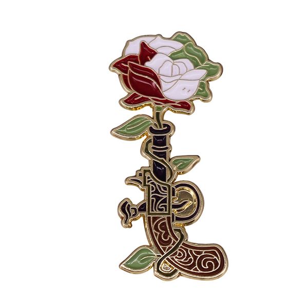 guns and roses beautiful flowers brooch metal enamel lapel badge collect denim jacket backpack pin given friends and fans gifts, Blue
guns and roses beautiful flowers brooch metal enamel lapel badge collect denim jacket backpack pin given friends and fans gifts, Blue