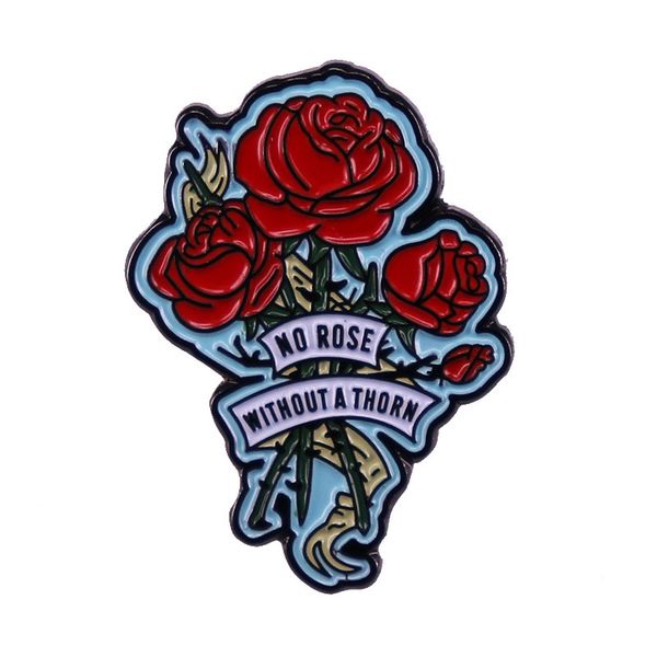 interesting "roses have thorns" beautiful red roses brooch metal enamel lapel badge collect denim jacket backpack pin decoration, Blue
interesting "roses have thorns" beautiful red roses brooch metal enamel lapel badge collect denim jacket backpack pin decoration, Blue