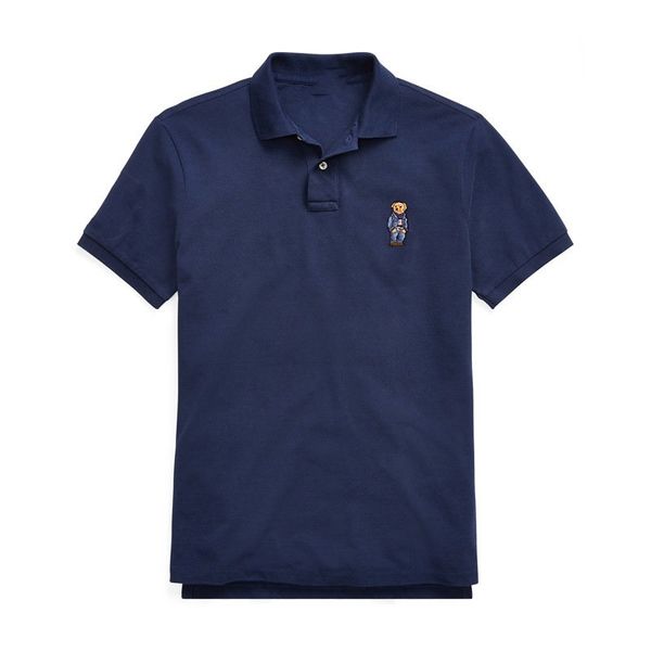 2023 lapel short sleeve men's polos casual shirt embroidered bear t-shirt british business sports pure cotton, White;black
2023 lapel short sleeve men's polos casual shirt embroidered bear t-shirt british business sports pure cotton, White;black