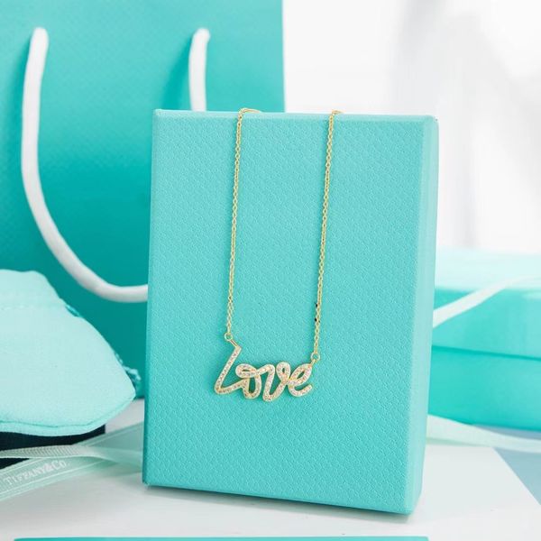 luxury love necklace fashion designer women's pendant 18k gold girl's day jewelry gift factory wholesale, Silver
luxury love necklace fashion designer women's pendant 18k gold girl's day jewelry gift factory wholesale, Silver