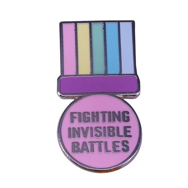 invisible combat achievement medal rainbow art brooch metal enamel lapel badge collect given friends and fans gifts, Blue
invisible combat achievement medal rainbow art brooch metal enamel lapel badge collect given friends and fans gifts, Blue