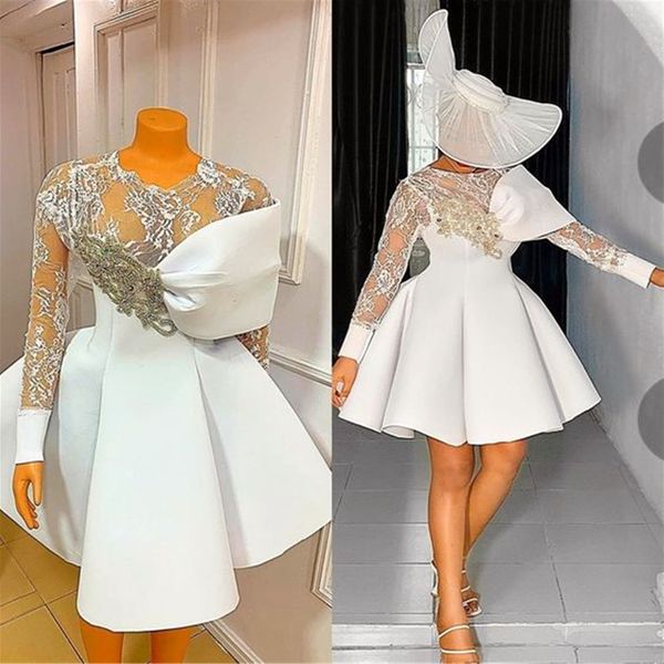 arabic short white cocktail homecoming dresses vintage a line long sleeves prom gown women guest party gowns vestidos, Black
arabic short white cocktail homecoming dresses vintage a line long sleeves prom gown women guest party gowns vestidos, Black