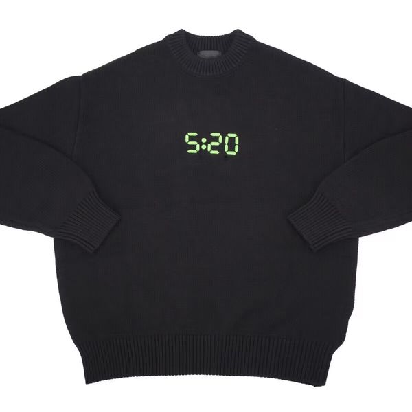 2023 black knitted sweater green letter 520 men jumper bb os version sweaters paris fashion, White;black
2023 black knitted sweater green letter 520 men jumper bb os version sweaters paris fashion, White;black