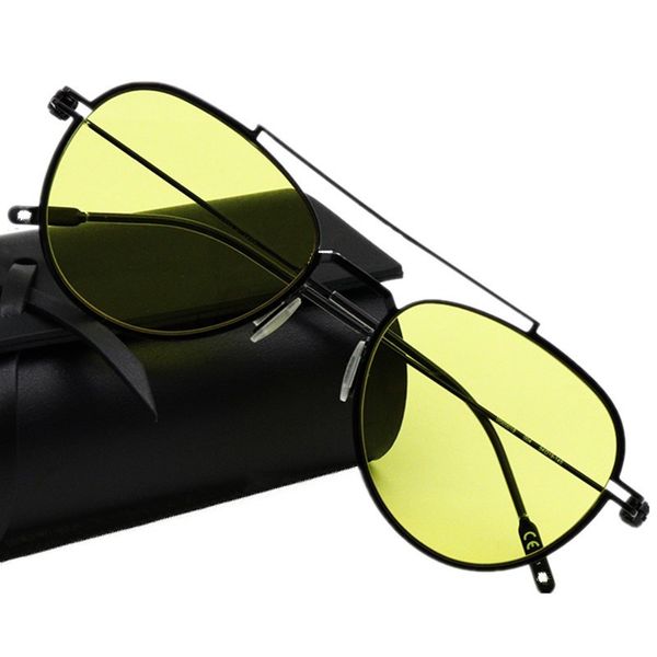 lux classical pilot polarized sunglasses uv400 01 55-19-150 lightweight titanium men women nightvision yellow driving goggles fullset case, White;black
lux classical pilot polarized sunglasses uv400 01 55-19-150 lightweight titanium men women nightvision yellow driving goggles fullset case, White;black